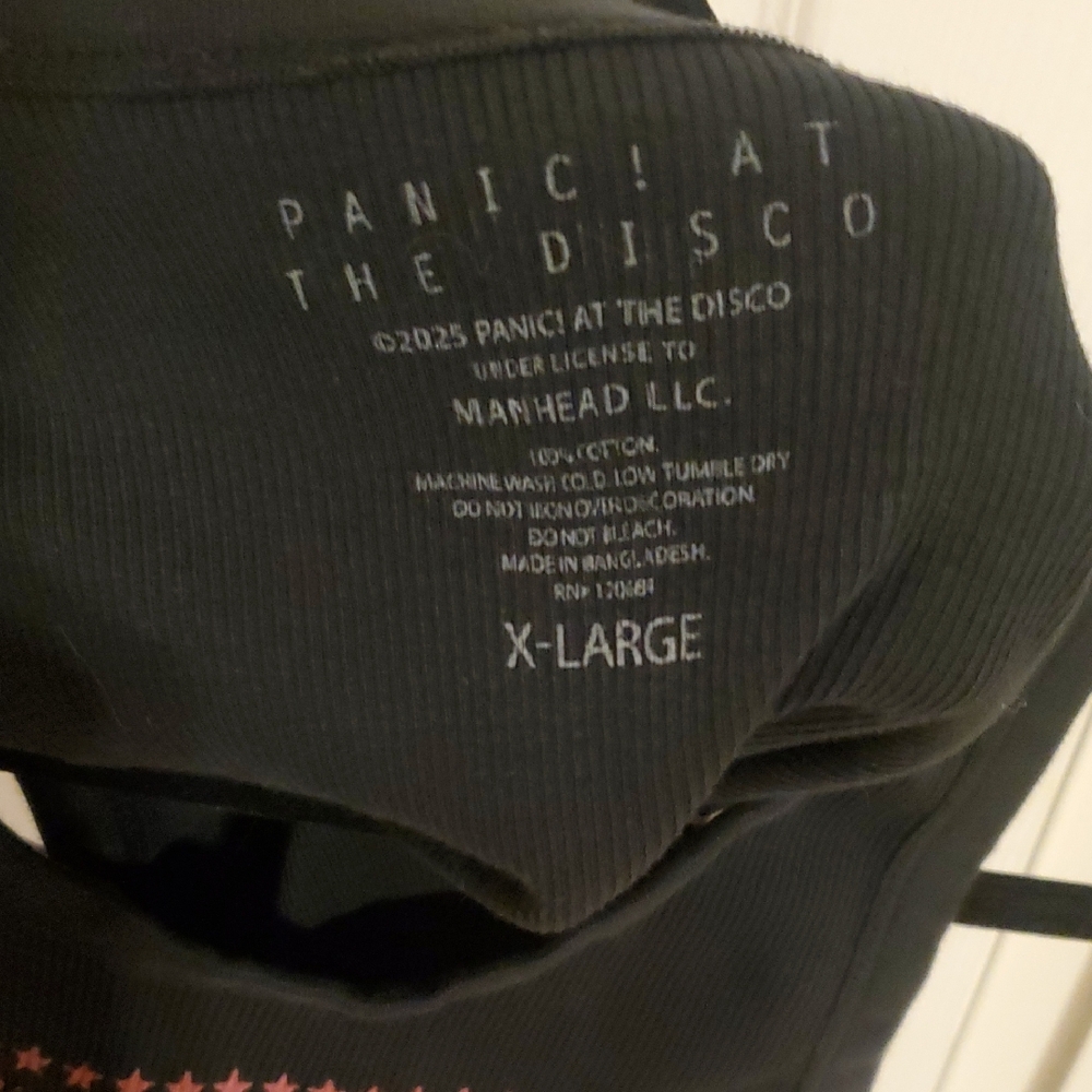 Panic! At The Disco Kids Black Tank Top - Picture 2 of 2